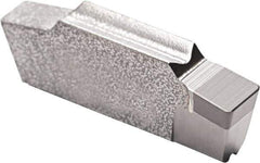 Seco - 1303LCGN Grade CBN010, 0.118" Cutting Width PCBN Grooving Insert - 0.118" Max Depth of Cut, Neutral, 0.016" Corner Radius - USA Tool & Supply