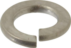 Value Collection - #6, 0.031" Thick Split Lock Washer - 316 Stainless Steel, Uncoated, 0.141" Min ID, 0.148" Max ID - USA Tool & Supply