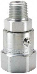 Parker - 1 - 11-1/2 NPTF Steel Hydraulic Hose Male NPT To Female NPT Swivel - 5,000 psi - USA Tool & Supply