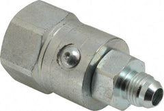 Parker - 3/8-18 SAE (JIC) 37° Flare Steel Hydraulic Hose Male JIC To Female JIC Swivel - 5,000 psi - USA Tool & Supply
