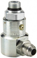 Parker - 1-5/16-12 Male ORB to Male JIC Steel Hydraulic Hose Male ORB To Male JIC Swivel - 5,000 psi - USA Tool & Supply