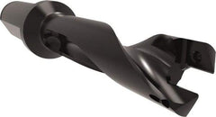 Allied Machine and Engineering - 22 to 23.81mm Diam, 3xD, 2-53/64" Max Depth, 1" Shank Diam, 6-27/64" OAL, Replaceable Tip Drill - Series 22 - USA Tool & Supply