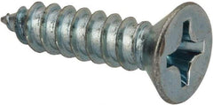 Value Collection - #12 Flat Head Phillips Sheet Metal Screw - Steel, 7/8" OAL, AISI 1016, ASME B18.6.3, ASME B18.6.4 & SAE J933, Grade 1016-1024 - USA Tool & Supply