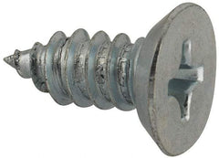 Value Collection - #14 Flat Head Phillips Sheet Metal Screw - Steel, 5/8" OAL, AISI 1016, ASME B18.6.3, ASME B18.6.4 & SAE J933, Grade 1016-1024 - USA Tool & Supply