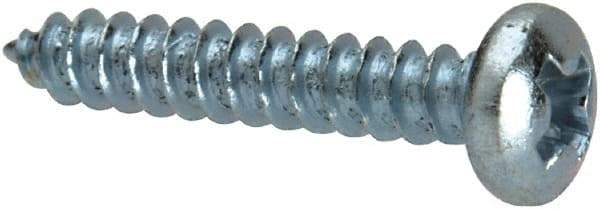 Value Collection - #2 Pan Head Phillips Sheet Metal Screw - Steel, 1/2" Length Under Head, AISI 1016, ASME B18.6.3, ASME B18.6.4 & SAE J933, Grade 1016-1024 - USA Tool & Supply