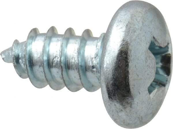 Value Collection - #14 Pan Head Phillips Sheet Metal Screw - Steel, 1/2" Length Under Head, AISI 1016, ASME B18.6.3, ASME B18.6.4 & SAE J933, Grade 1016-1024 - USA Tool & Supply