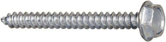 Value Collection - #6 Hex Washer Head Sheet Metal Screw - Steel, 1-1/4" Length Under Head, AISI 1016, ASME B18.6.3, ASME B18.6.4 & SAE J933, Grade 1016-1024 - USA Tool & Supply