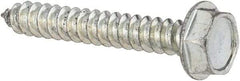 Value Collection - #10 Hex Washer Head Sheet Metal Screw - Steel, 1-1/4" Length Under Head, AISI 1016, ASME B18.6.3, ASME B18.6.4 & SAE J933, Grade 1016-1024 - USA Tool & Supply