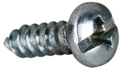 Value Collection - #4 Pan Head Torx Sheet Metal Screw - Steel, 3/8" Length Under Head, AISI 1016, ASME B18.6.3, ASME B18.6.4 & SAE J933, Grade 1016-1024, T10 Drive - USA Tool & Supply