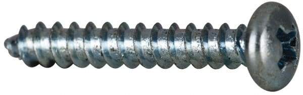Value Collection - #6 Pan Head Phillips Sheet Metal Screw - Steel, 7/8" Length Under Head, AISI 1016, ASME B18.6.3, ASME B18.6.4 & SAE J933, Grade 1016-1024 - USA Tool & Supply