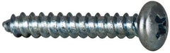 Value Collection - #6 Pan Head Phillips Sheet Metal Screw - Steel, 7/8" Length Under Head, AISI 1016, ASME B18.6.3, ASME B18.6.4 & SAE J933, Grade 1016-1024 - USA Tool & Supply