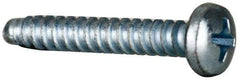 Value Collection - #8 Pan Head Phillips Sheet Metal Screw - Steel, 1" Length Under Head, AISI 1016, ASME B18.6.3, ASME B18.6.4 & SAE J933, Grade 1016-1024 - USA Tool & Supply