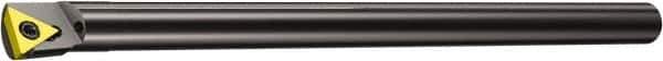 Sandvik Coromant - 8.7mm Min Bore Diam, 4" OAL, 1/4" Shank Diam, E-STFC Indexable Boring Bar - TCMT 1.21.20 Insert, Screw Clamping Holding Method - USA Tool & Supply