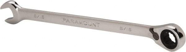 Paramount - 5/16" 12 Point Offset Combination Wrench - 15° Offset Angle, 5" OAL, Chrome Vanadium Steel, Polished Finish - USA Tool & Supply