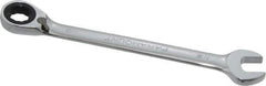 Paramount - 1/2" 12 Point Offset Combination Wrench - 15° Offset Angle, 5-3/4" OAL, Chrome Vanadium Steel, Polished Finish - USA Tool & Supply