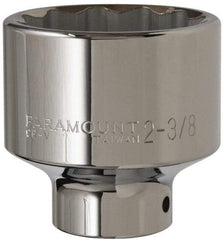 Paramount - 2-3/8", 3/4" Drive, Standard Hand Socket - 12 Points, 3-5/8" OAL - USA Tool & Supply