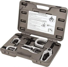 OTC - 5 Piece Front End Chassis/Under Carriage Service Set - Pitman Arm Pullers, Tie Rod Remover, Tie Rod Remover/Ball Joint Separator, Tie Rod Remover/Pitman Arm Puller, Ball Joint Separator - USA Tool & Supply