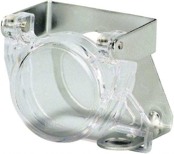 Square D - 30mm, Clear, Selector Switch Padlock Attachment - For Use with 9001K/SK Selector Switches - USA Tool & Supply