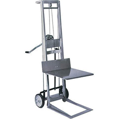 Wesco Industrial Products - 400 Lb Capacity, 40" Lift Height, Manual Winch Manually Operated Lift - USA Tool & Supply