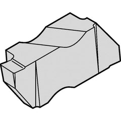 Kennametal - 2031NGP Grade KCU10, 1/32" Cutting Width Carbide Grooving Insert - 0.05" Max Depth of Cut, Right Hand, 0.0035" Corner Radius, AlTiN Finish - USA Tool & Supply