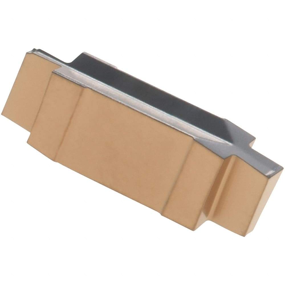 Iscar - 120000GIP Grade IC830, 1.2mm Cutting Width Carbide Grooving Insert - 2mm Max Depth of Cut, Neutral, TiAlN Finish - USA Tool & Supply