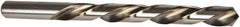 Precision Twist Drill - 3/8" 118° High Speed Steel Jobber Drill - Bright Finish, Left Hand Cut, Spiral Flute, Straight Shank, 5" OAL, Standard Point - USA Tool & Supply