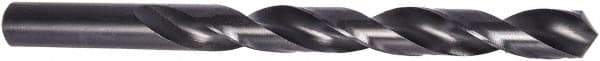 Precision Twist Drill - Letter D 118° High Speed Steel Jobber Drill - Oxide Finish, Right Hand Cut, Spiral Flute, Straight Shank, 4" OAL, Standard Point - USA Tool & Supply