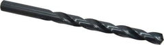 Precision Twist Drill - Letter O 135° High Speed Steel Jobber Drill - Oxide Finish, Right Hand Cut, Spiral Flute, Straight Shank, 4-1/2" OAL, Split Point - USA Tool & Supply