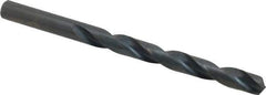Precision Twist Drill - Letter T 135° High Speed Steel Jobber Drill - Oxide Finish, Right Hand Cut, Spiral Flute, Straight Shank, 4-7/8" OAL, Split Point - USA Tool & Supply