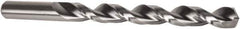 Precision Twist Drill - #10 135° High Speed Steel Jobber Drill - Bright Finish, Right Hand Cut, Parabolic Flute, Straight Shank, 3-5/8" OAL, Split Point - USA Tool & Supply