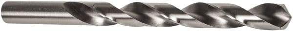 Precision Twist Drill - 0.0126" 118° High Speed Steel Jobber Drill - Bright Finish, Right Hand Cut, Spiral Flute, Straight Shank, 19mm OAL, Standard Point - USA Tool & Supply