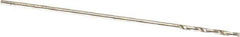 Precision Twist Drill - #77 135° Cobalt Jobber Drill - Oxide/Gold Finish, Right Hand Cut, Spiral Flute, Straight Shank, 7/8" OAL, Split Point - USA Tool & Supply