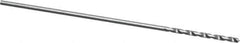 Precision Twist Drill - #73 118° High Speed Steel Jobber Drill - Bright Finish, Right Hand Cut, Spiral Flute, Straight Shank, 1-1/8" OAL, Standard Point - USA Tool & Supply