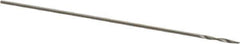 Precision Twist Drill - #83 118° High Speed Steel Jobber Drill - Bright Finish, Right Hand Cut, Spiral Flute, Straight Shank, 3/4" OAL, Standard Point - USA Tool & Supply