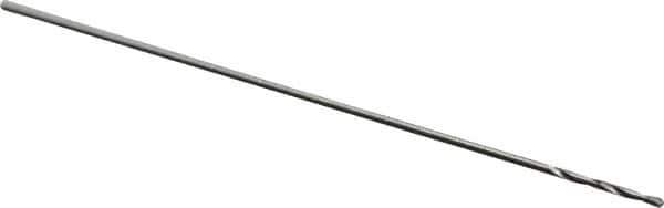 Precision Twist Drill - #86 118° High Speed Steel Jobber Drill - Bright Finish, Right Hand Cut, Spiral Flute, Straight Shank, 3/4" OAL, Standard Point - USA Tool & Supply