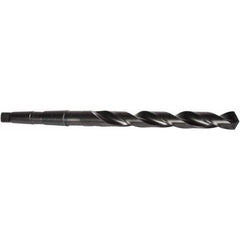 Precision Twist Drill - 1-5/8", 5MT 118° Point High Speed Steel Taper Shank Drill Bit - USA Tool & Supply
