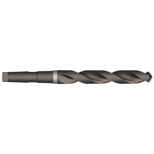Precision Twist Drill - 1-25/32", 4MT 118° Point High Speed Steel Taper Shank Drill Bit - USA Tool & Supply