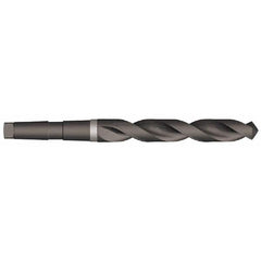 Precision Twist Drill - 1-39/64", 4MT 118° Point High Speed Steel Taper Shank Drill Bit - USA Tool & Supply