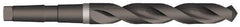 Precision Twist Drill - 1-7/8", 4MT 118° Point High Speed Steel Taper Shank Drill Bit - Oxide Finish, 10-1/2" Flute Length, 16-1/2" OAL, Spiral Flute, Series S209 - USA Tool & Supply