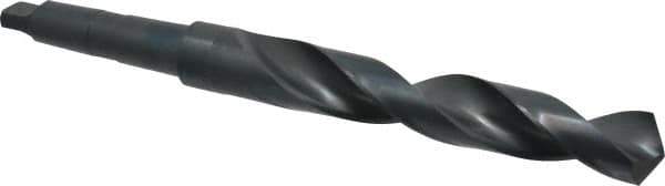 Precision Twist Drill - 1-3/16", 3MT 118° Point High Speed Steel Taper Shank Drill Bit - Oxide Finish, 7-3/8" Flute Length, 12" OAL, Spiral Flute, Series S209 - USA Tool & Supply