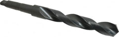 Precision Twist Drill - 1-7/32", 3MT 118° Point High Speed Steel Taper Shank Drill Bit - USA Tool & Supply