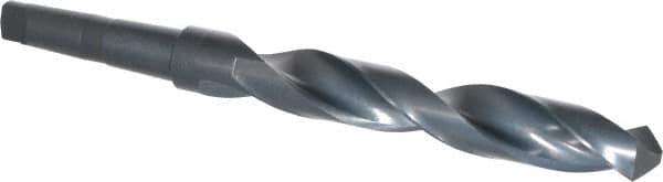 Precision Twist Drill - 1-33/64", 4MT 118° Point High Speed Steel Taper Shank Drill Bit - Oxide Finish, 9-3/8" Flute Length, 15" OAL, Spiral Flute, Series S209 - USA Tool & Supply