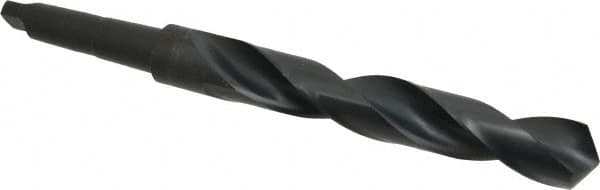 Precision Twist Drill - 1-5/8", 4MT 118° Point High Speed Steel Taper Shank Drill Bit - USA Tool & Supply