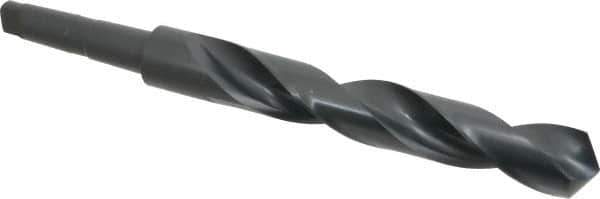Precision Twist Drill - 1-47/64", 4MT 118° Point High Speed Steel Taper Shank Drill Bit - Oxide Finish, 10-3/8" Flute Length, 16-1/4" OAL, Spiral Flute, Series S209 - USA Tool & Supply