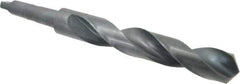 Precision Twist Drill - 1-13/16", 4MT 118° Point High Speed Steel Taper Shank Drill Bit - Oxide Finish, 10-3/8" Flute Length, 16-1/4" OAL, Spiral Flute, Series S209 - USA Tool & Supply