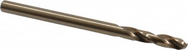 Precision Twist Drill - 0.1299", 135° Point Angle, Spiral Flute, Screw Machine Drill Bit - USA Tool & Supply