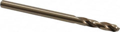 Precision Twist Drill - 0.1299", 135° Point Angle, Spiral Flute, Screw Machine Drill Bit - USA Tool & Supply