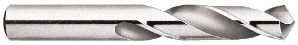 Precision Twist Drill - 2" 118° Spiral Flute High Speed Steel Screw Machine Drill Bit - Oxide Finish, Right Hand Cut, 5-5/8" Flute Length, 8-1/2" OAL, Standard Point, Straight Shank - USA Tool & Supply