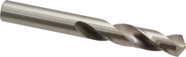 Precision Twist Drill - 13/32" 118° Spiral Flute High Speed Steel Screw Machine Drill Bit - Bright Finish, Right Hand Cut, 1-15/16" Flute Length, 3-5/16" OAL, Standard Point, Straight Shank - USA Tool & Supply