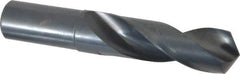 Precision Twist Drill - 1-5/16" 118° Spiral Flute High Speed Steel Screw Machine Drill Bit - Oxide Finish, Right Hand Cut, 4-3/8" Flute Length, 7" OAL, Standard Point, Straight Shank - USA Tool & Supply